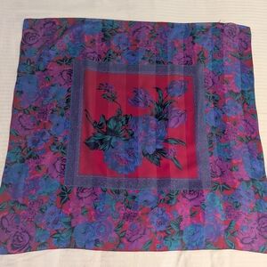 Berkshire Multicolor Floral Polyester Scarf